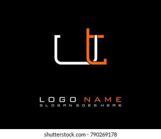 Initial U & T minimalist logo template vector