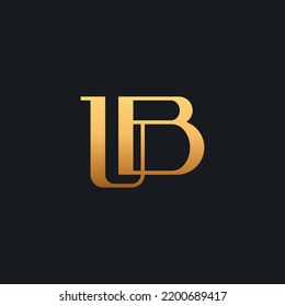 Initial UB BU U B Monogram Logo Template. Initial Based Letter Icon Logo