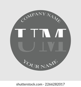 Initial UM letter logo typography elegant modern illustration monogram creative