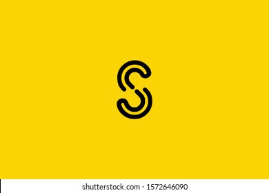 Initial unique and minimal S Logo. S letter creative monogram icon symbol. Luxury alphabet vector design