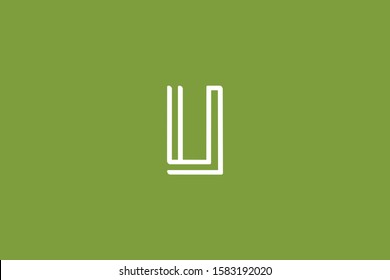 Initial unique and minimal U Logo. U letter creative monogram icon symbol. Universal luxury alphabet vector design