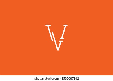 Initial unique and minimal V Logo. V letter creative monogram icon symbol. Universal luxury alphabet vector design