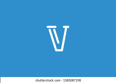 Initial unique and minimal V Logo. V letter creative monogram icon symbol. Universal luxury alphabet vector design