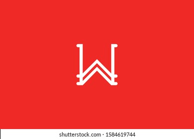 Initial unique and minimal W Logo. W letter creative monogram icon symbol. Universal luxury alphabet vector design