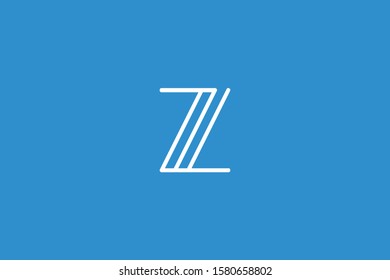 Initial unique and minimal Z Logo. Z letter creative monogram icon symbol. Universal luxury alphabet vector design