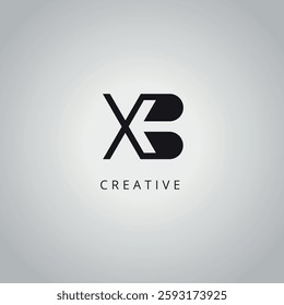 Initial Unique XB BX Letter Business Logo Design Vector Template.