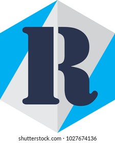 initial uppercase letter A inside pentagon