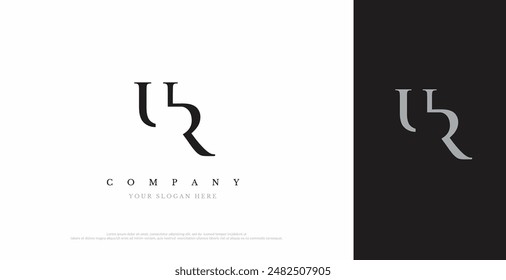 Initial UR Logo Design Vector 