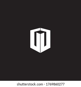 Initial UU logo design template