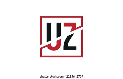 Vector de diseño inicial del logotipo UZ.