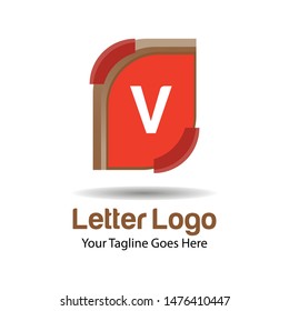 initial V Letter Logo Icon.Modern design.Vector illustration