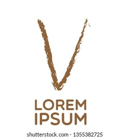 initial V letter logo, sign or icon 