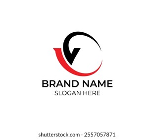 Initial V letter , simple Clean  and Modern logo