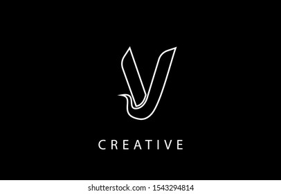 Initial v logo design. Letter v icon logo with elegant design for your business.