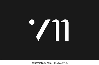 Initial V ,M ,VM ,MV Letter Logo Design