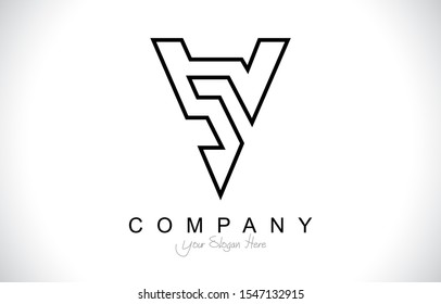 Initial V Modern Trendy Design Logo. Letter V Icon Logo with luxury style Vector Illustration.