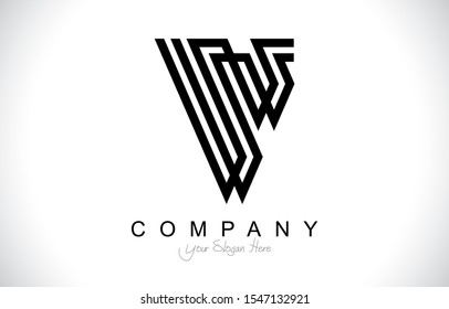 Initial V Modern Trendy Design Logo. Letter V Icon Logo with luxury style Vector Illustration.