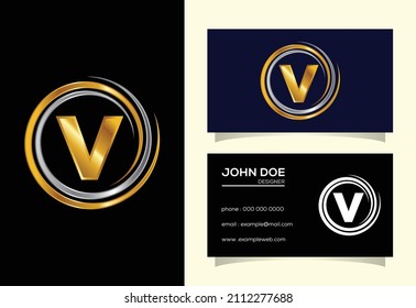 Alfabeto de monograma V inicial en espiral. Diseño de logotipo de desbordamiento de espiral giratoria. emblema de letra