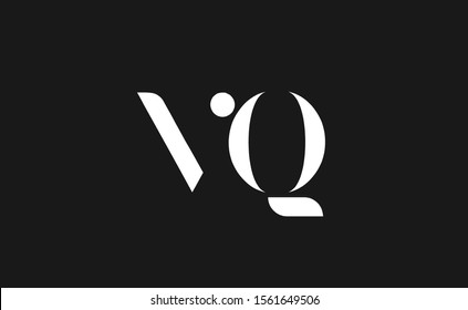 Initial V ,Q ,VQ ,QV Letter Logo Design