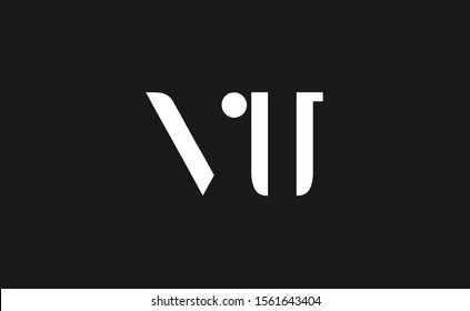 Initial V ,U ,VU ,UV Letter Logo Design