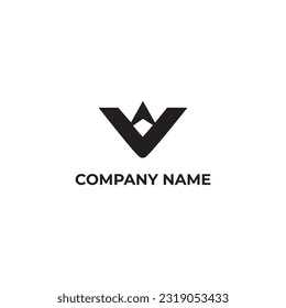 Initial VA letter logo design