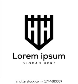 The initial vector designs H and H, simple and elegant arrows