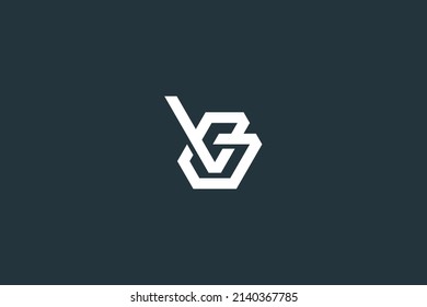 Initial VG or GV Logo Design Vector