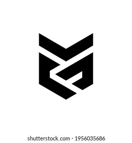 initial vg Letter Logo Design polygon Monogram Icon Vector Template