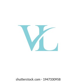 Initial VL letter luxury logo design concept. Letter V and L fashion and beauty luxury logo design vector