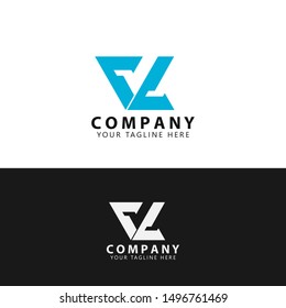 Initial VL Logo Design Inspiration vector