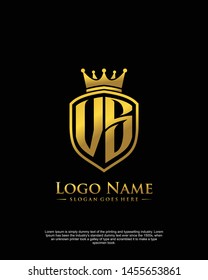 initial VS letter with shield style logo template vector initial VS letter with shield style logo template vector