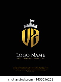 initial VZ letter with shield style logo template vector