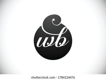 Initial W B Logo Design Vector template. W B logo for business and company identity.