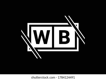 Initial W B Logo Design Vector template. W B logo for business and company identity.