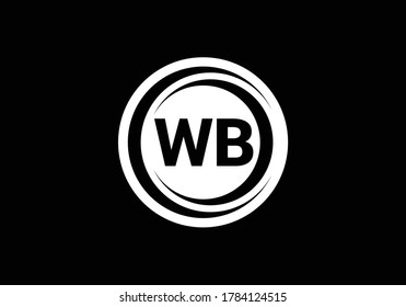 Initial W B Logo Design Vector template. W B logo for business and company identity.