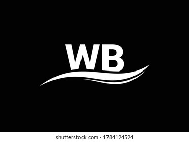 Initial W B Logo Design Vector template. W B logo for business and company identity.