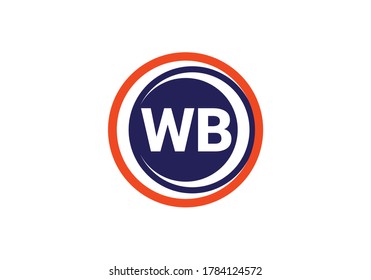 Initial W B Logo Design Vector template. W B logo for business and company identity.