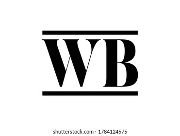 Initial W B Logo Design Vector Stock Vector (Royalty Free) 1784124575 ...