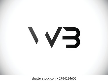 Initial W B Logo Design Vector template. W B logo for business and company identity.