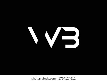 Initial W B Logo Design Vector template. W B logo for business and company identity.