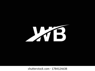 Initial W B Logo Design Vector template. W B logo for business and company identity.