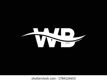 Initial W B Logo Design Vector template. W B logo for business and company identity.