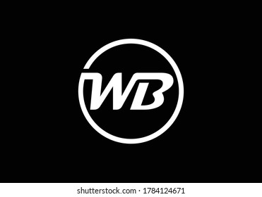 Initial W B Logo Design Vector template. W B logo for business and company identity.