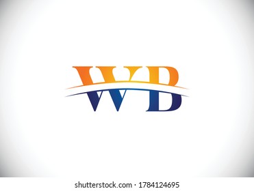 Initial W B Logo Design Vector template. W B logo for business and company identity.