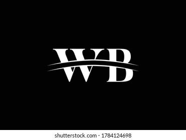 Initial W B Logo Design Vector template. W B logo for business and company identity.