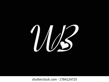 Initial W B Logo Design Vector template. W B logo for business and company identity.
