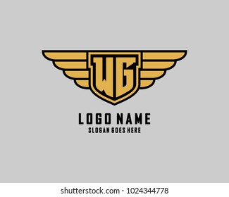 Auto Wing Car Automotive Vector Logo Stock Vector (Royalty Free ...