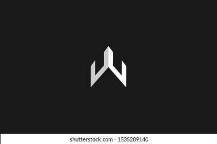 Initial W Letter Logo Design