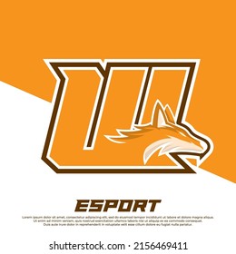 Initial w letter logo design  wolves mascot esport logo design, Cerberus Head Mascot  Esport