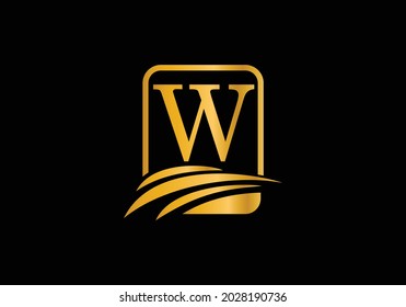 Initial W monogram alphabet with agriculture. agriculture logo design vector template. Font emblem. Modern vector logo for business and company identity